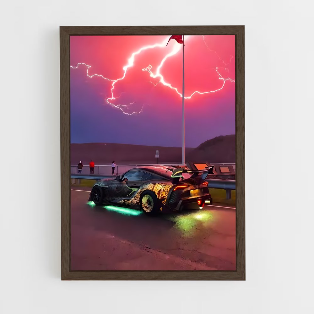 Poster Tempête Supra – affiche Toyota (vue 5)